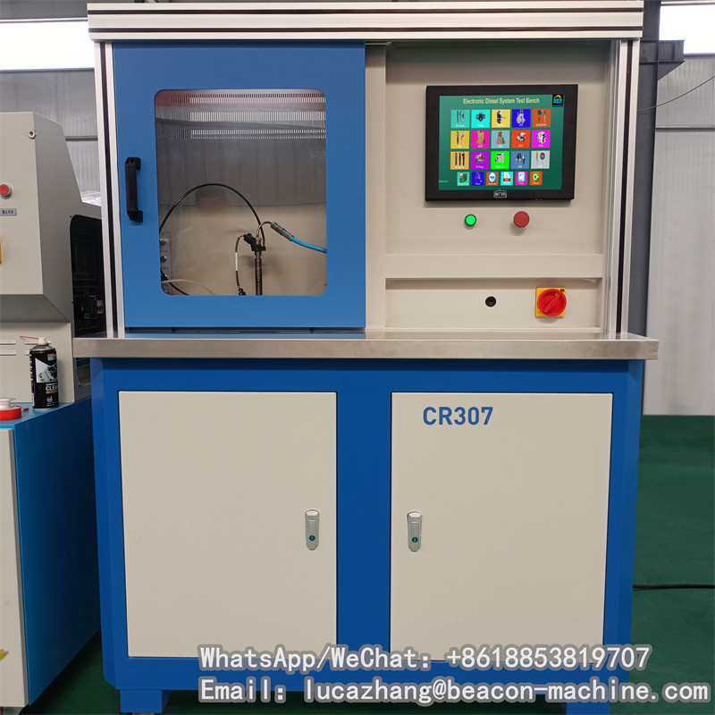 Beacon Machine Common Rail Diesel Fuel Injector Test Bench With Flow Sensor Test CR Piezo Injector CR307