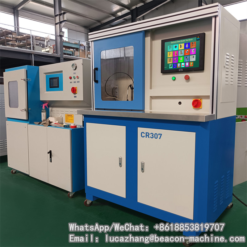 Beacon Machine Common Rail Diesel Fuel Injector Test Bench With Flow Sensor Test CR Piezo Injector CR307