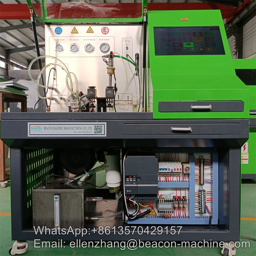 CR301 common rail injector and pump test bench with forced cooling system