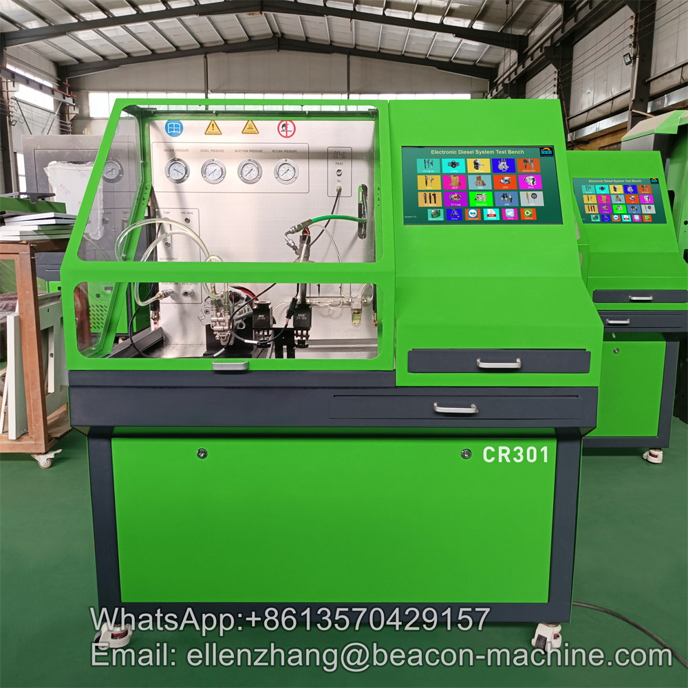 CR301 common rail injector and pump test bench with forced cooling system