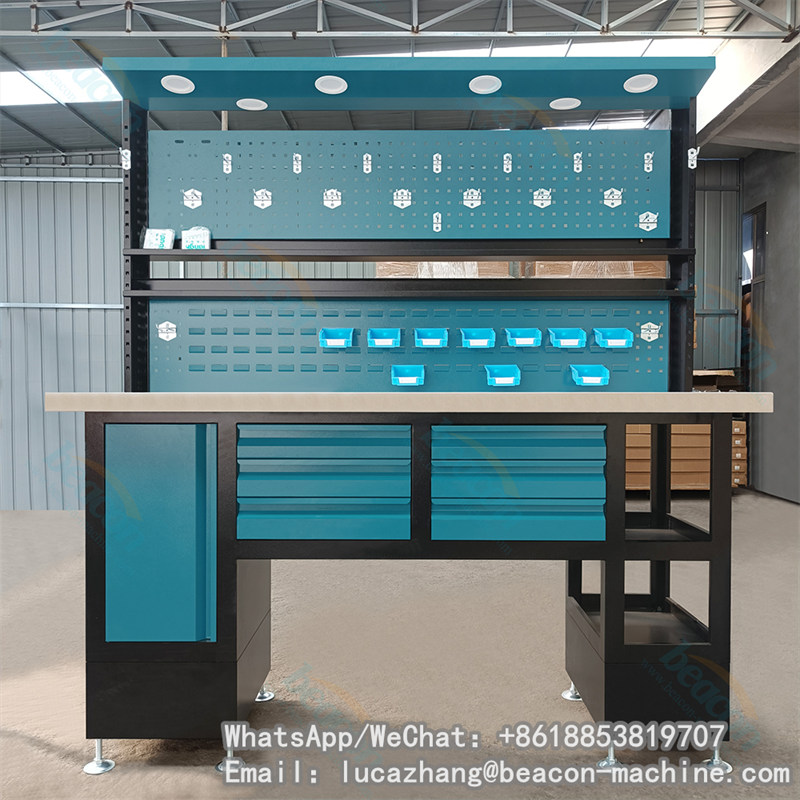 BT-G High Quality ESD Fixed Inspection System Workbench Tabletop Antistatic Adjustable Work Bench Customized Workstation