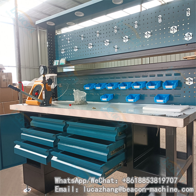 BT-G High Quality ESD Fixed Inspection System Workbench Tabletop Antistatic Adjustable Work Bench Customized Workstation