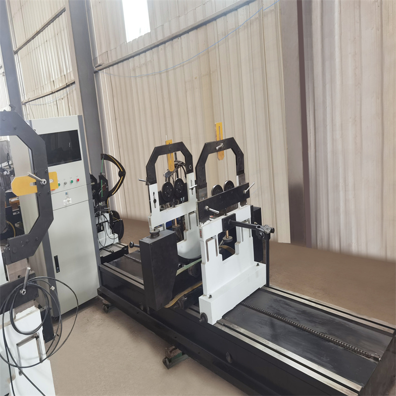 YYQ-1600A horizontal double-sided dynamic balancing machine with hard support driven by ring belt for dynamic testing