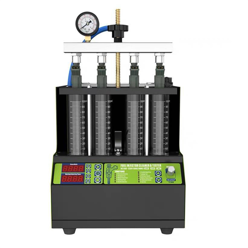 V309 4 Cylinders GDI Car Fuel Injector Ultrasonic Cleaning Machine & Tester Gasoline Injector Leakage Checking Tester