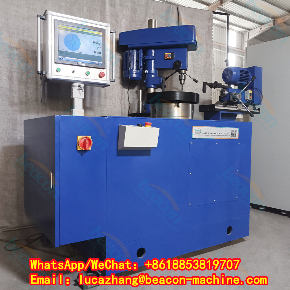 Industrial dynamic balance YLD-100A Vertical single plane rotor balancing machine for Flywheel