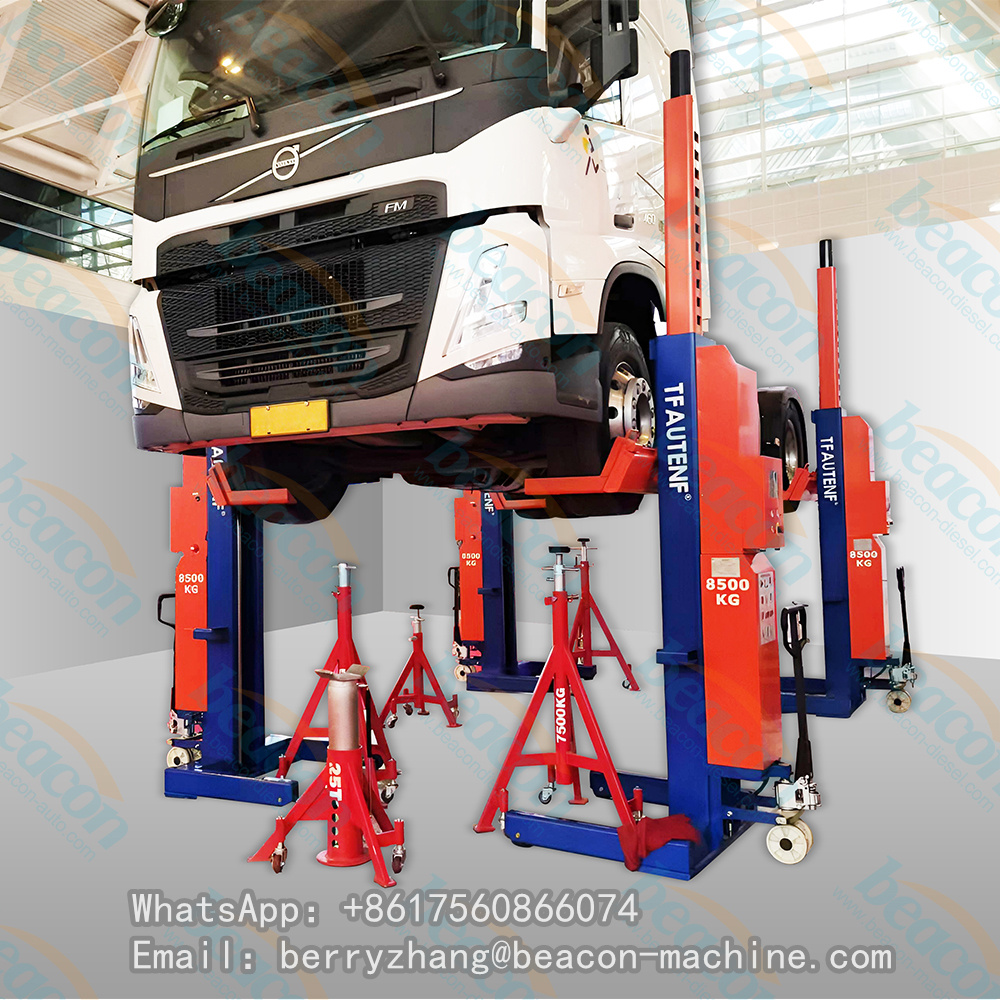 BC-4085 Truck Repair And Maintenance Wireless Heavy Duty Mobile Commercial Vehicle truck Column Lift