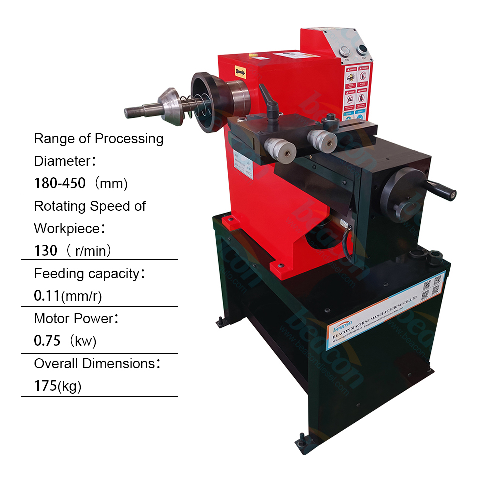  C45B Brake Disc Drum Lathe Skimming Machine Cutting Equipment