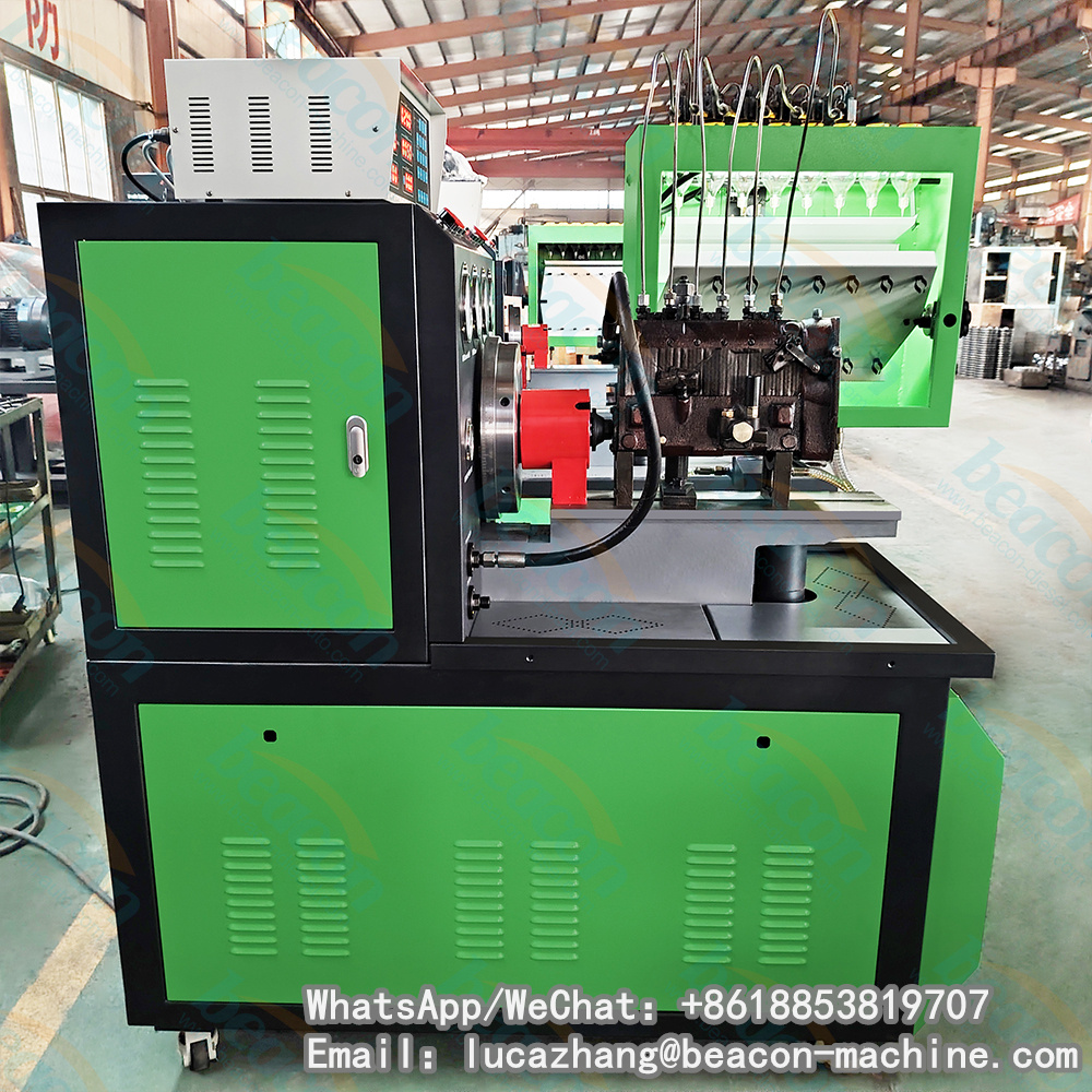 Beacon Machine MINI12PSB-X Mechanical Pump Test Bank Mechanical Fuel Injection Pump Test Bench