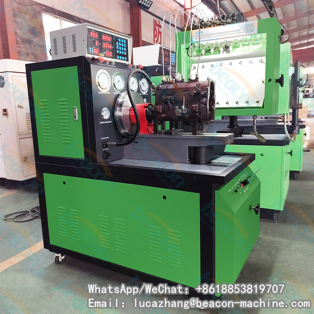 Beacon Machine MINI12PSB-X Mechanical Pump Test Bank Mechanical Fuel Injection Pump Test Bench