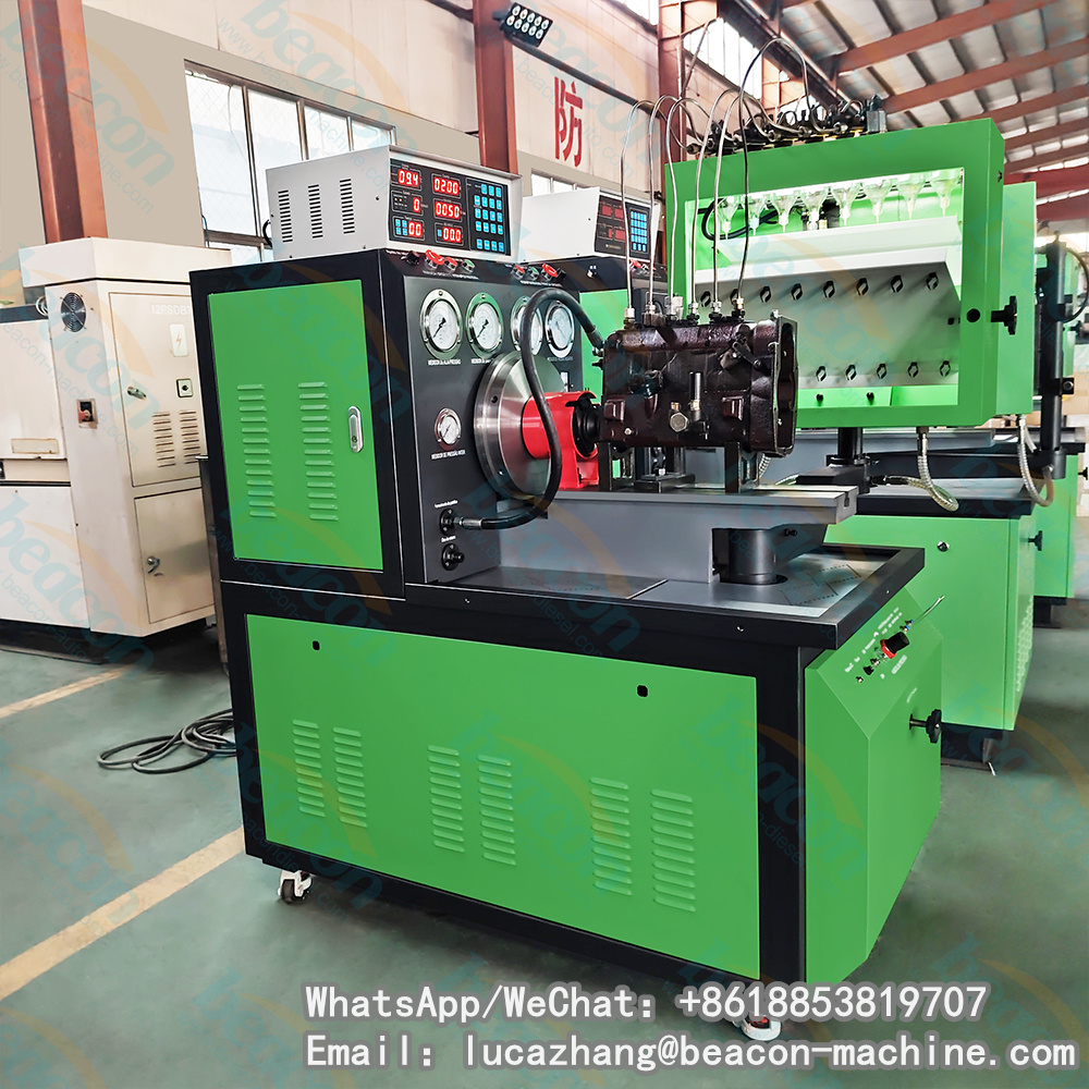 Beacon Machine MINI12PSB-X Mechanical Pump Test Bank Mechanical Fuel Injection Pump Test Bench