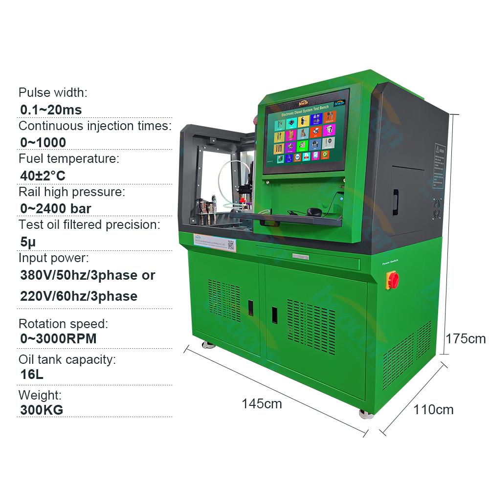 CR311 Common Rail Diesel Fuel Injector Piezo Test Bench BIP Tester Auto Engine Bank 