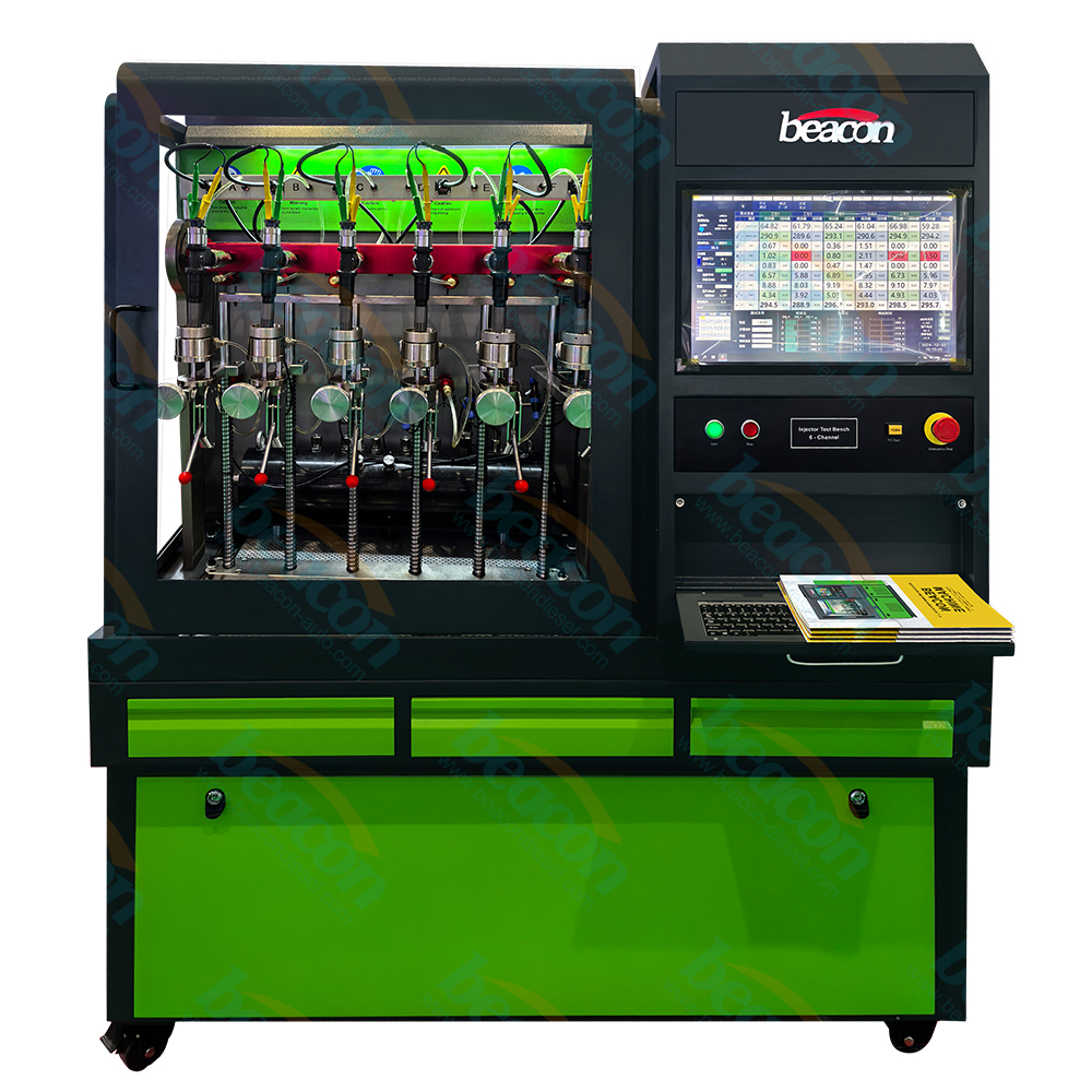 CR718D Common Rail Injector Test Bench Testing 6 Pcs Injectors At Same Time 