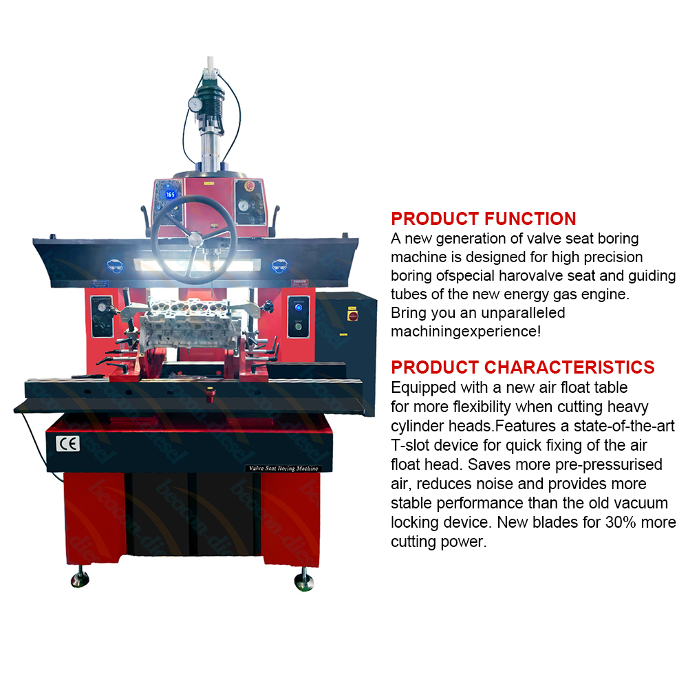 Automobiles GS-180A Valve Seat Cutting Machine Precision Valve Seat Boring Machine