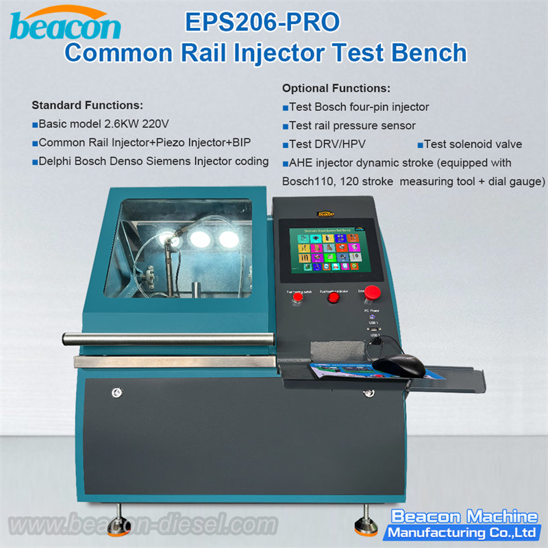 Beacon EPS206-PRO Common Rail Injector Test Bench | Coding & Piezo Testing