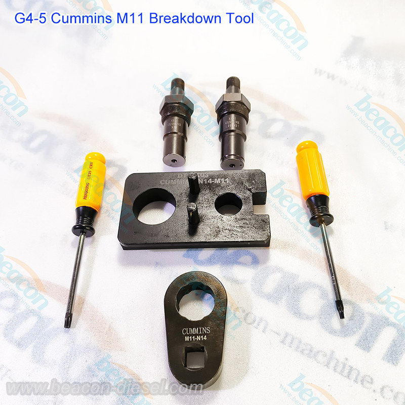 G4-5 Cummins M11 N14 Fuel Injector Disassembly and Breakdown Tool Kit