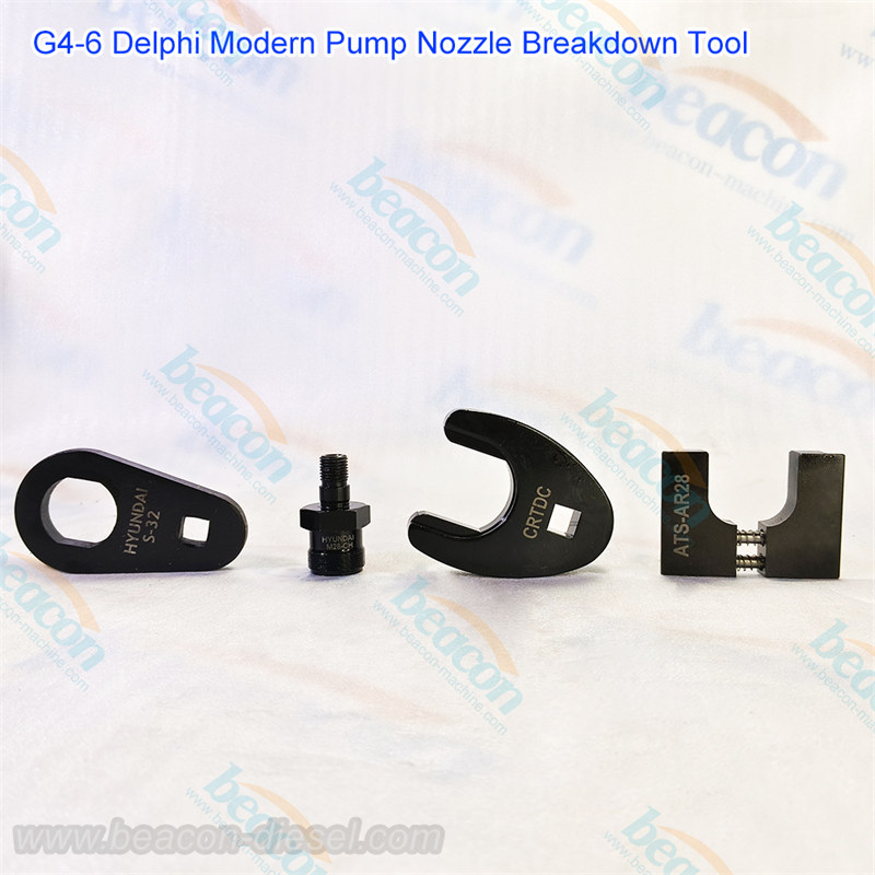 G4-6 Delphi & Hyundai EUP/EUI Pump Nozzle Breakdown & Disassembly Tool Kit