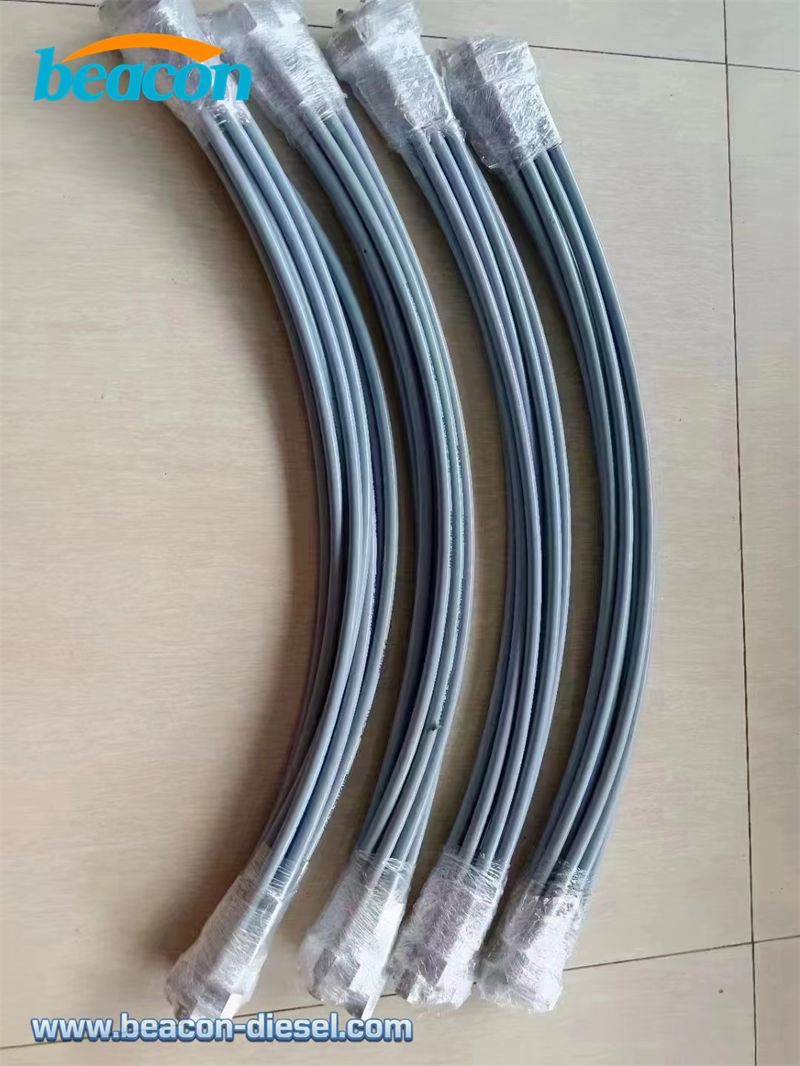 High-pressure hydraulic tubing for common rail test benches