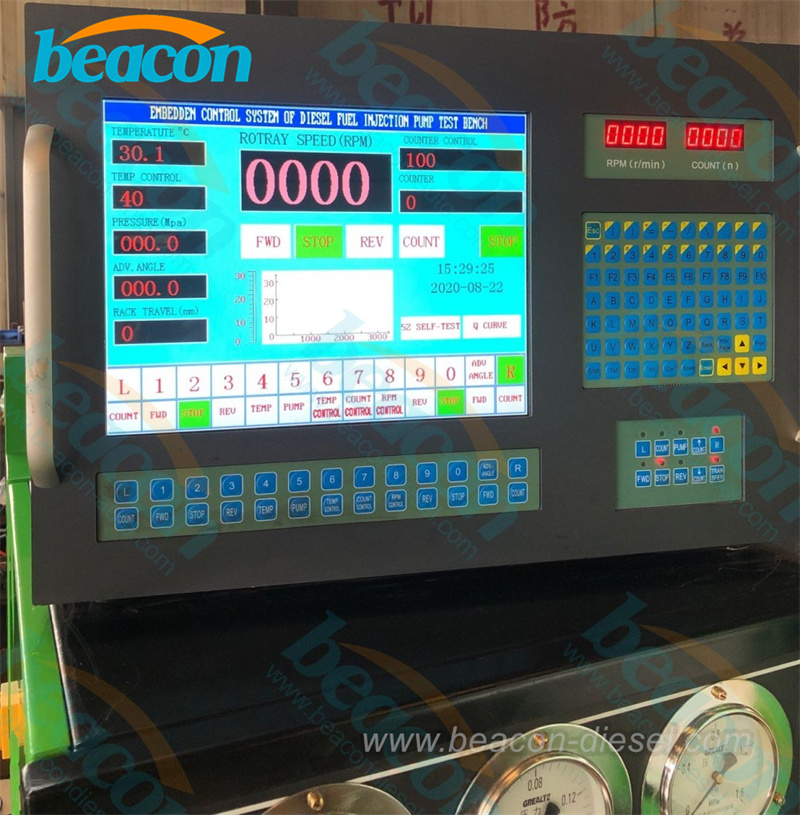 Control system of BC3000 Diesel Injection Pump Test Bench