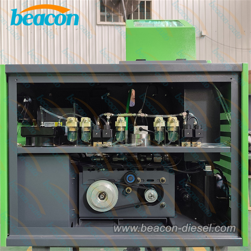 details of EPS210s common rail injector test bench