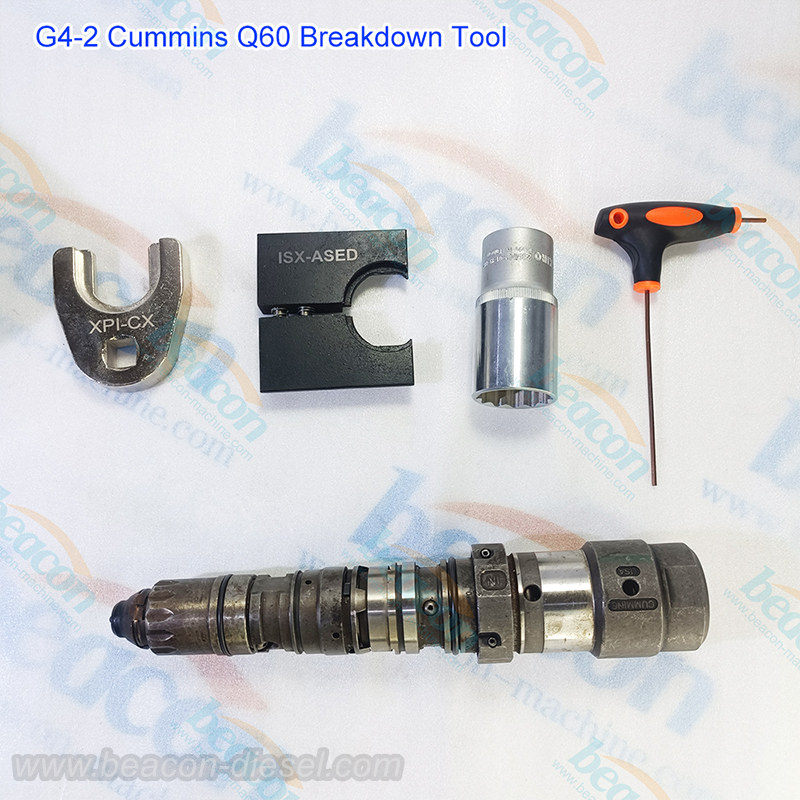 G4-2 Breakdown tool kit for Cummins Q60 diesel fuel injectors in box.