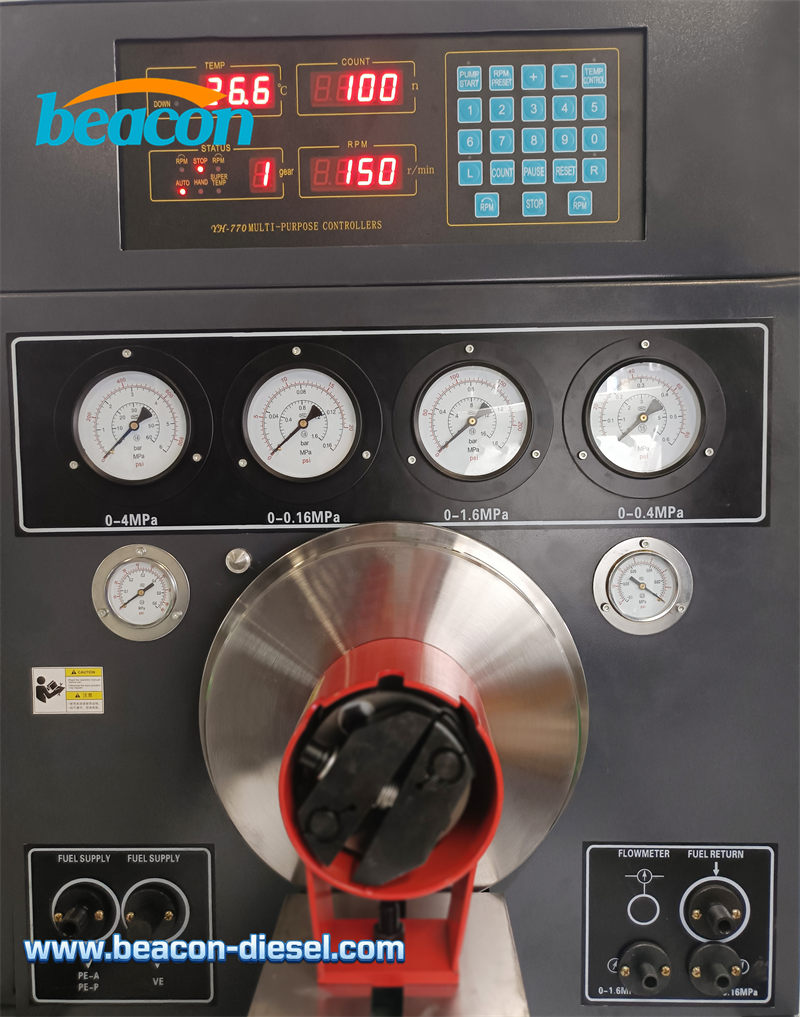 Digital control panel and operation switches