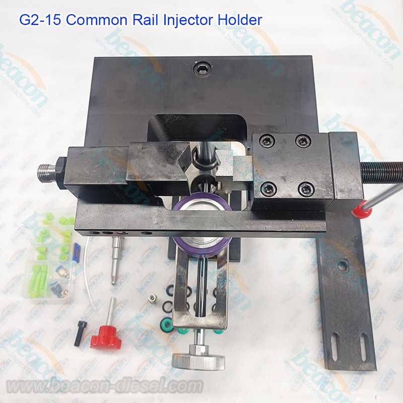 G2-15 Common Rail Injector Holder kit with mounting stand and accessories